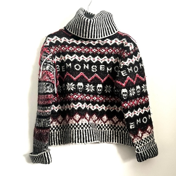 Monse red fairisle wool sweater - Picture 5 of 11